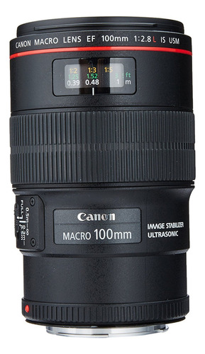 Canon Ef 100mm F/2.8l Is Usm Macro Lens Digital Slr Cameras (renewed) 100mm F/2.8l Is Usm Macro Lens Digital Slr Cameras (renewed) Lente De Proyección