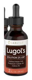 Yodo Iodine Lugol's 2% /60ml Suplemento