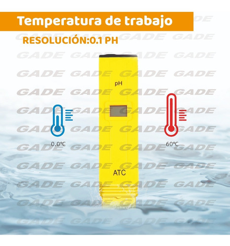 Imagen 5 de 10 de Medidor De Ph Digital Portatil Ph-107 Phmetro Nuevo Modelo