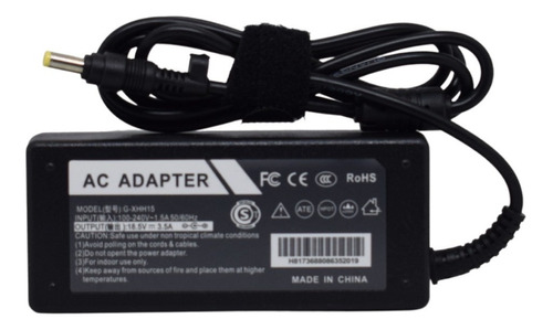 Cargador P/ Hp Pavilion Dv5 Dv7 Dv4 18v 3,5a Laptop Notebook