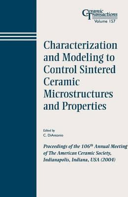 Libro Characterization And Modeling To Control Sintered C...