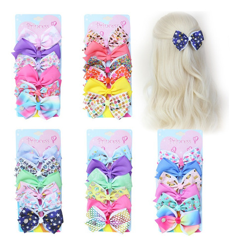 B- 30 Lazos Para El Pelo Para Niñas,clips,navidad Regalo