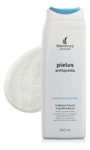 Shampoo Pielus Antiqueda 200ml Mantecorp Skincare