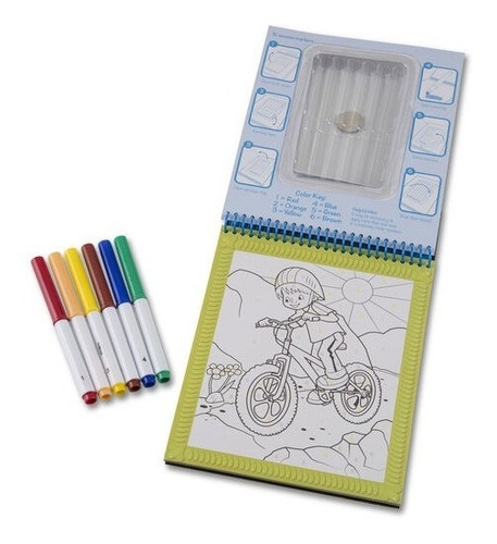 Bloc Album Para Colorear Por Numero Melissa And Doug (Usado)