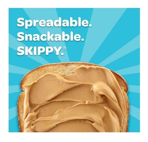 Skippy Creamy Peanut Butter Spread 25% Less Fat Importada