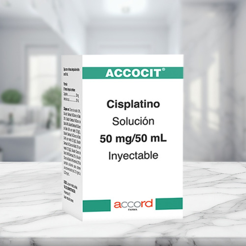 Accocit Cisplatino 50 Mg / 50 Ml Inyectable Accord Farma