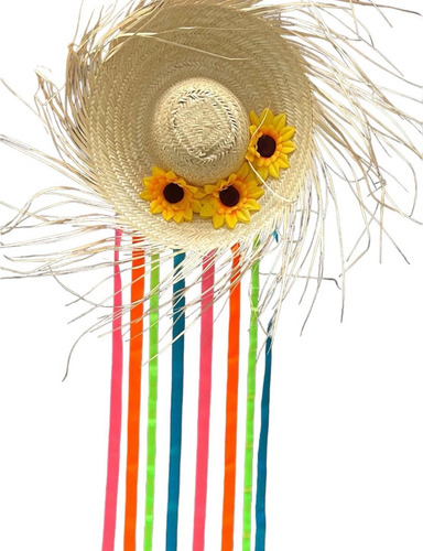 Enfeite Decoração Festa Junina Chapéu Guirlanda Espantalho