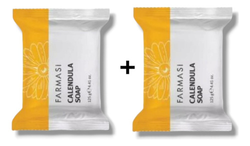 Jabón Caléndula Aclarante Para Piel /2piezas Farmasi