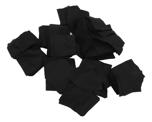 * Almohadillas Cosméticas Desechables De Algodón Negro,