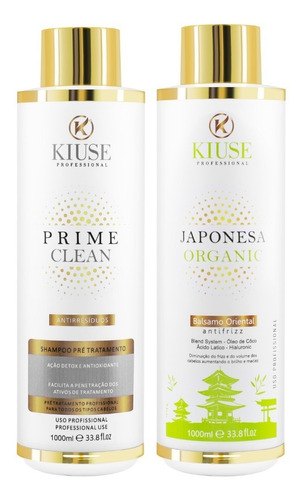 Kiuse Progressiva Orgânica Kit 2x1l + Brinde