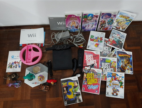 Consola Wii Completo C/14 Juegos, Disney Infinity Y Mucho+ (Usado)