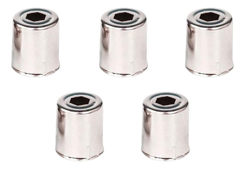 4 X 5x Tapas De Magnetrón Para Horno De Gris Oscuro 18x15mm