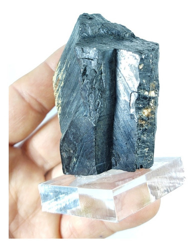 Mlm49 Columbita + Base 295g Mineral Tântalo E Nióbio Goldmb