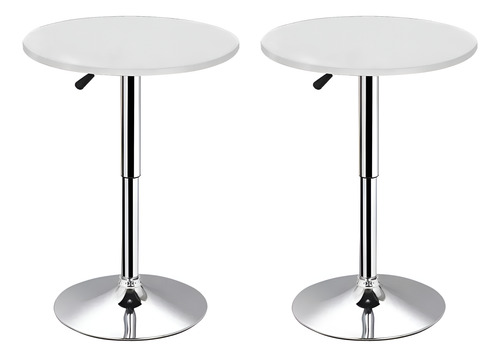 Pack X2 Mesa Bar Altura Ajustable 60x93cm Mesa De Bar