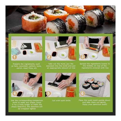 Tantivybo 16 En 1 Kit Para Hacer Sushi Edición De Lujo, Jueg