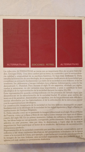 Tres Ordenes O Lo Imaginario Del Feudalismo - Georges Duby