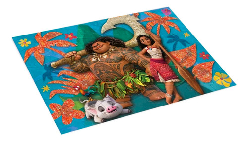 Puzzle Rompecabezas Moana 2 Disney 48 Piezas Con Lupa Mágica