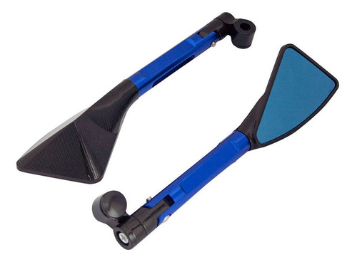 Imagem 1 de 3 de Retrovisor Esportivo Tipo Tomok Azul Honda Cb 500 F 2017