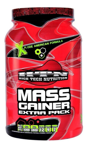 Ganador De Peso Htn Mass Gainer 1.5 G Carbos - [microcentro] Sabor Frutilla