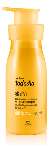 Crema Nutritiva Limón Siciliano Y Flor De Gardenia Tododia