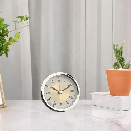 Inserto De Reloj Redondo 89 Mm Mini Reloj Accesorio Argén