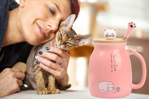 Bonita Taza De Gato, Linda Taza De Gato Para Mujer, Regalos