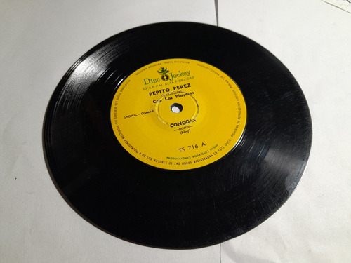Vinilo Simple - Pepito Pérez - Congoja - Amor De Pobre -1967 (Usado)