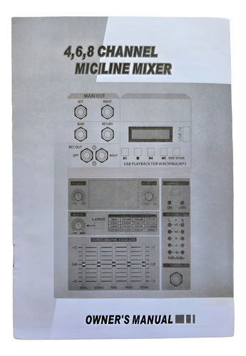 Parquer Mx-4p Consola De Sonido 4 Canales (Usado)