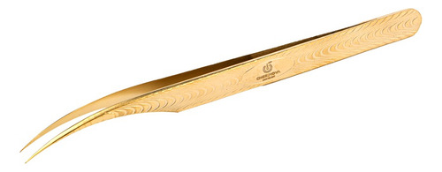 Pinza Precision Curva Doradas Profesional Cherimoya