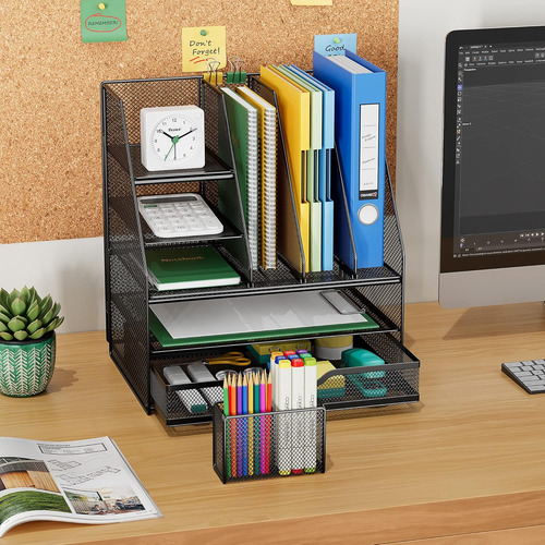 Organizador De Escritorio Archivero Con 5 Niveles Para Ofici