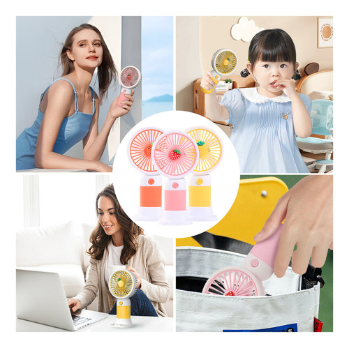 ** Ventilador De Mano Ultraligero: Mini Diseño Portátil Con