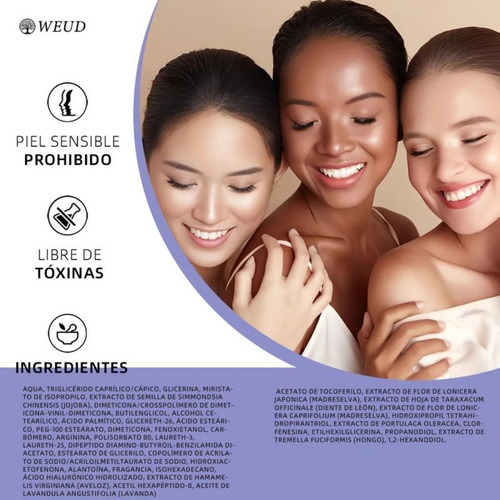 Weud Crema Para El Cuello - ¡reafirma, Levanta Y Tensa 1pc