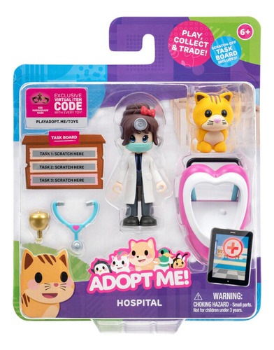 2 Bonecas Amigos E Pet - Hospital - Adopt Me