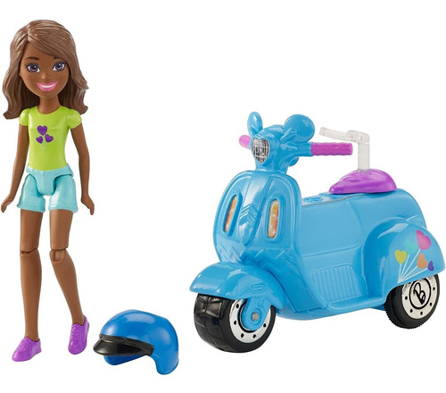 Barbie Mini Vehiculo 2 Muñeca