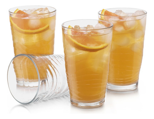 Set 12 Vasos De Vidrio 528ml Orbita - Libbey