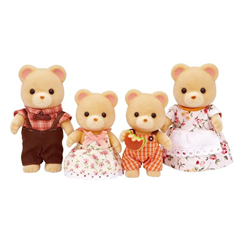 Calico Critters Cuddle Bear Family, Dolls, Dollhouse Figures