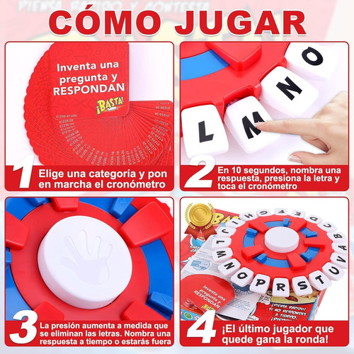 Juego De Mesa De Palabras Bast Español Divertido Familiar
