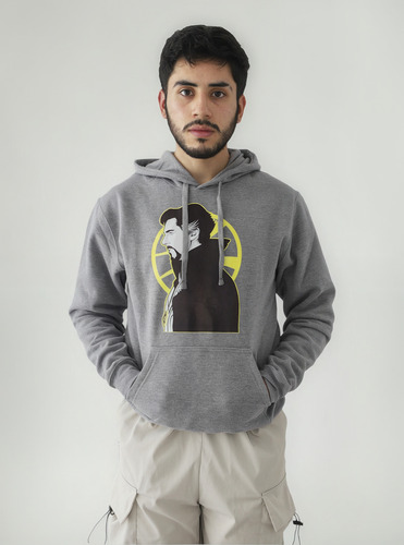 Sudadera Unisex Marvel Doctor Strange Gris Con Capucha