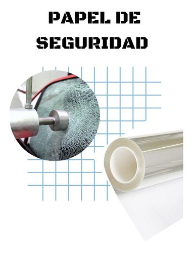 Papel De Seguridad Transparente 1,5m