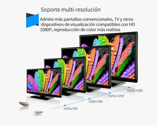 Adaptador De Convertidor De Audio Y Video Tv Hdmi A Rca 1080