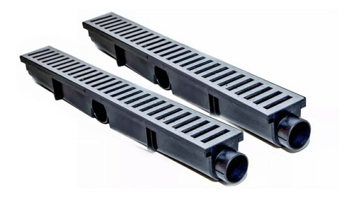 Ralo 7x100 Linear Pluvial Grelha Alumínio Coletor De Agua