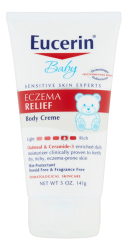 Crema De Cuerpo Eucerin Baby Alivio De Eczema 5 Onzas