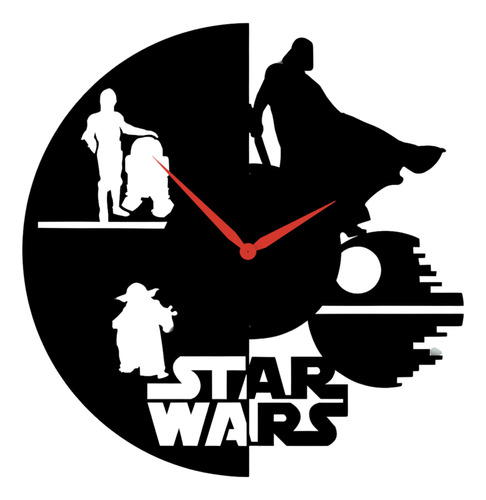 Reloj De Pared - Star Wars