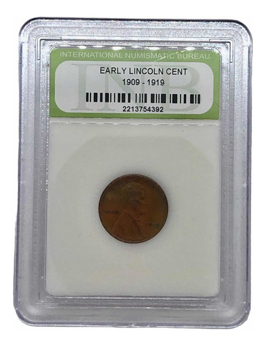 Lote 5 Monedas 1 Centavo Período 1906-1958 Estados Unidos (Usado)