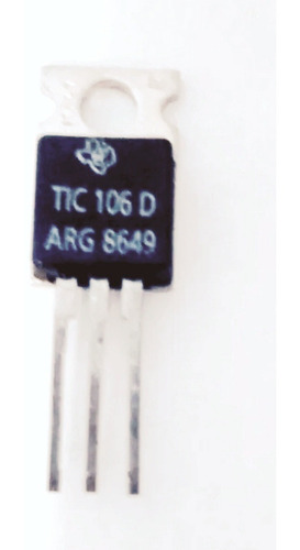 Tic106d Tic 106 (x2unid) Tiristor  400v Texas Original Tiristor