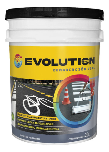 Pintural Vial Refractaria Evolution 10l Microesferas Amarilla Mate