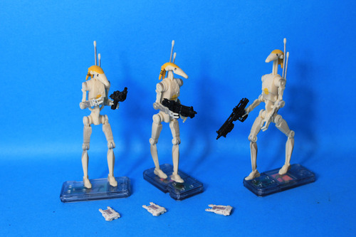 Battle Droid Set 3 Figuras Star Wars (Usado)