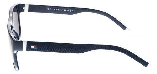 Óculos De Sol Tommy Hilfiger Masculino Azul Th1718 0ju 56/ir