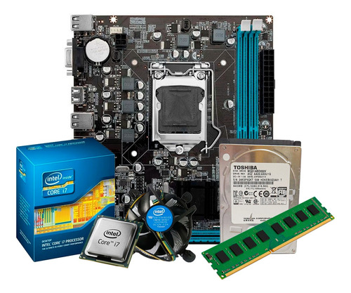 Kit Upgrade I7 4770 + Placa Mãe + Cooler + 8gb + Hd 1tb