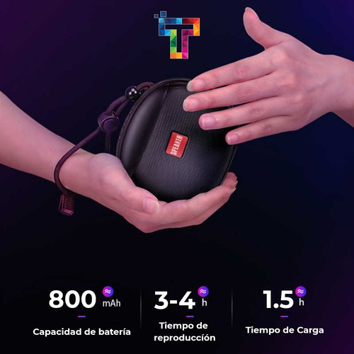 Imagen 8 de 9 de Mini Parlante Bluetooth Microfono Integrado/radio/super Bass